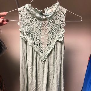 Light blue/green romper